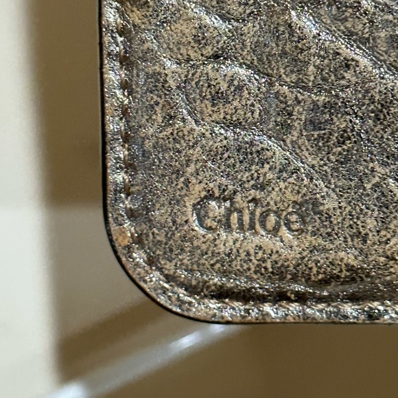 Chloe Leather Bifold Zip Wallet - Picture 6 of 9